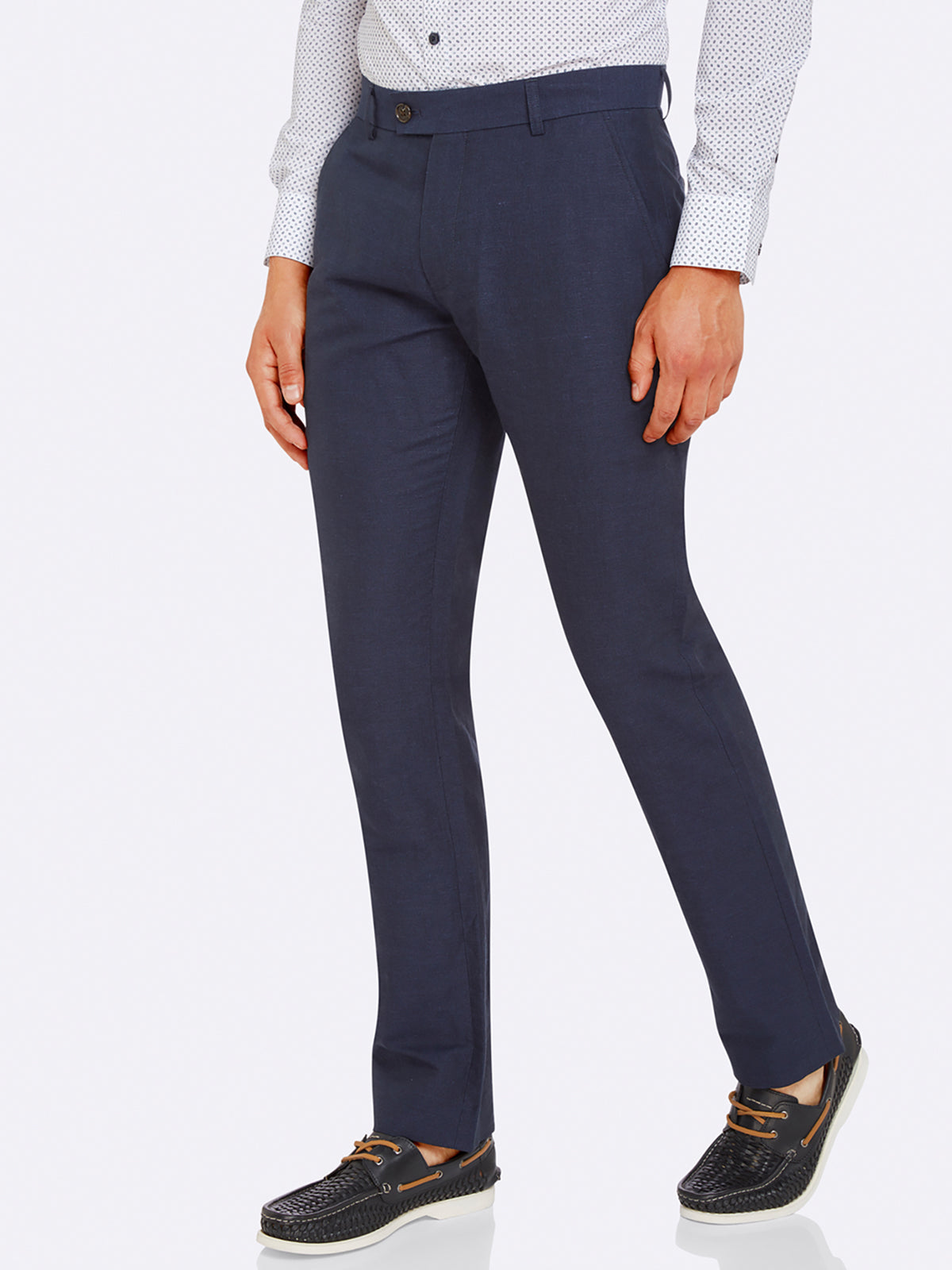 ASOS DESIGN slim linen trousers in khaki | ASOS