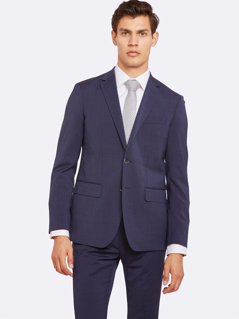 AUDEN WOOL STRTCH SUIT JACKET BLU