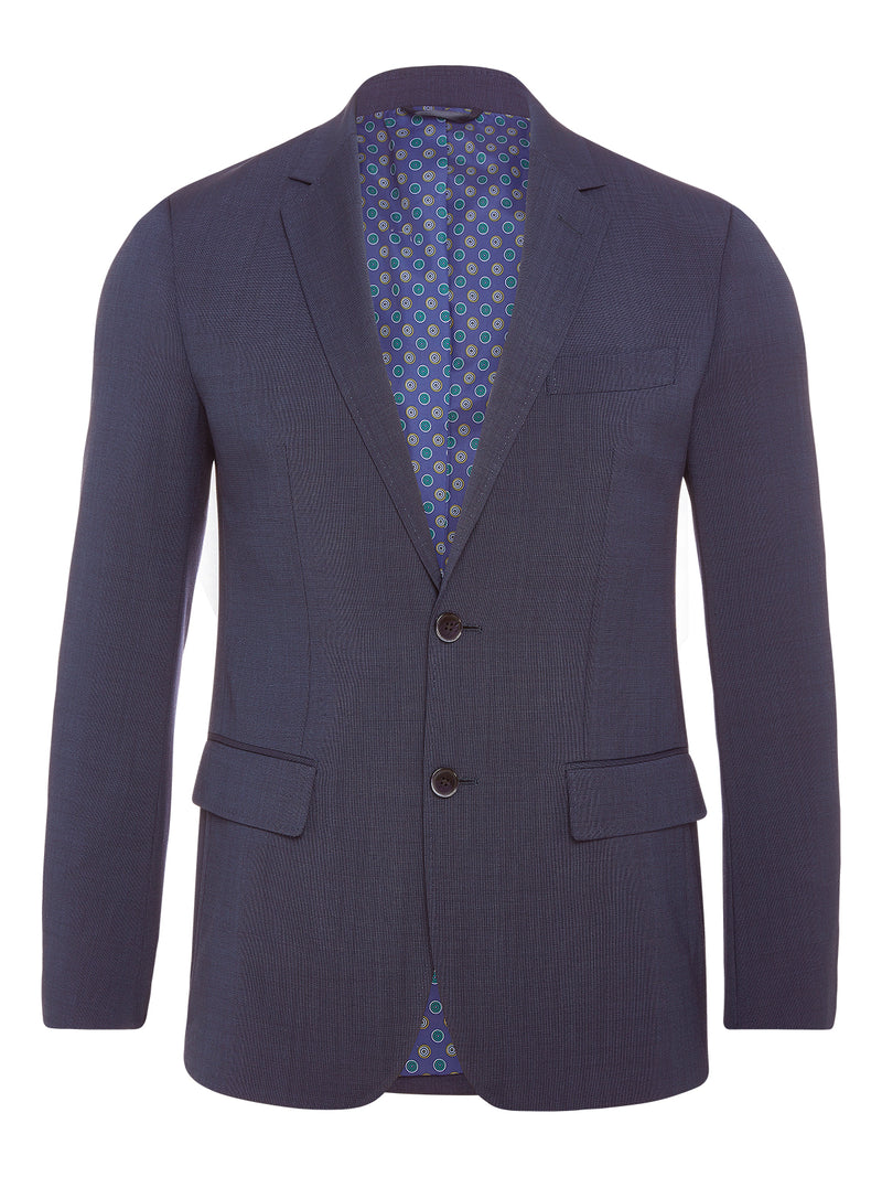 AUDEN WOOL STRTCH SUIT JACKET BLU