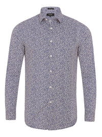 KENTON PRINTED SHIRT NVY