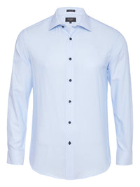 ISLINGTON DOBBY SHIRT BLUE