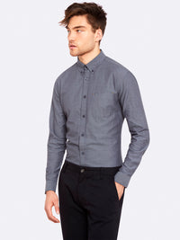 UXBRIDGE PRINTED SHIRT INDIGO