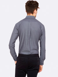 UXBRIDGE PRINTED SHIRT INDIGO