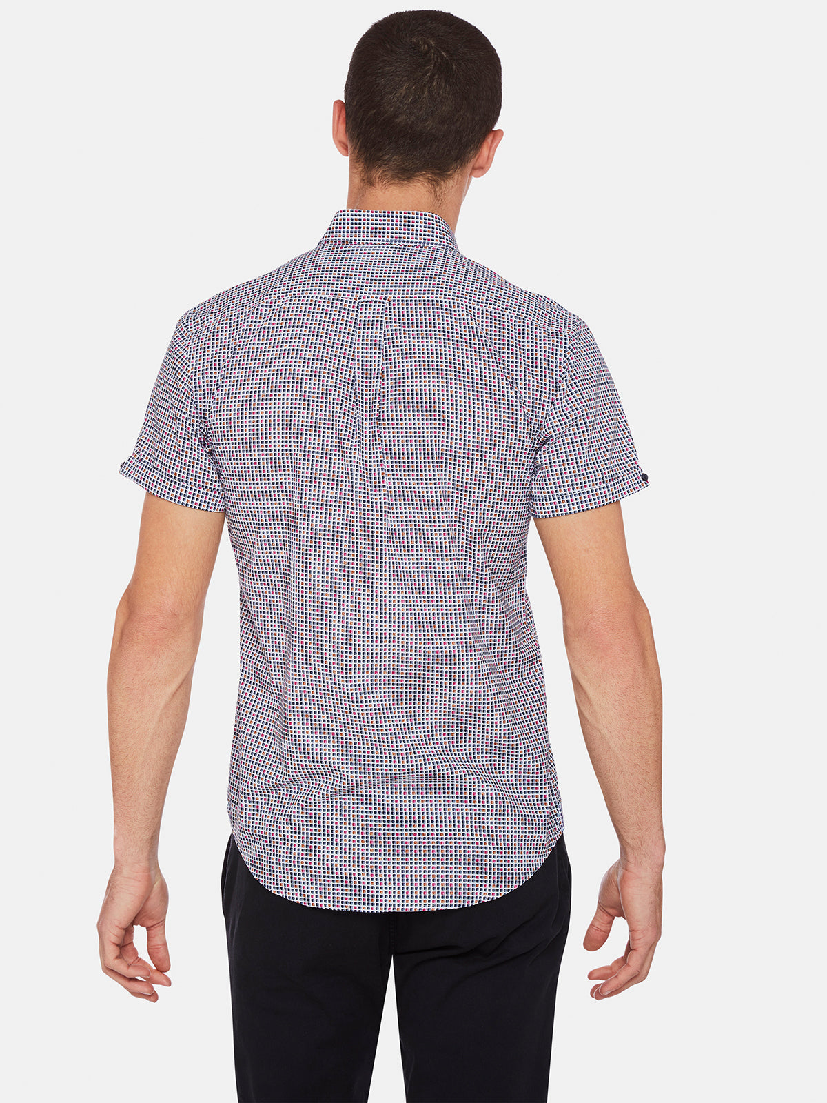 TOTTENHAM SQUARE PRINT SHORT SLEEVE SHIRT – Oxford Shop