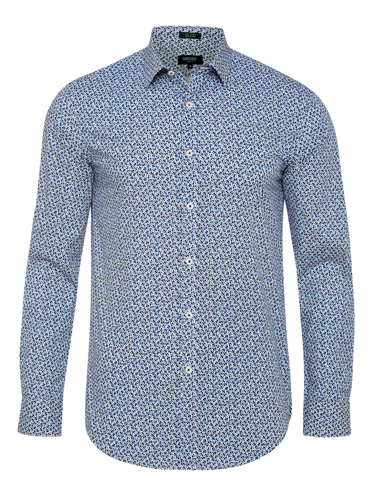 KENTON PRINTED SHIRT BLUE