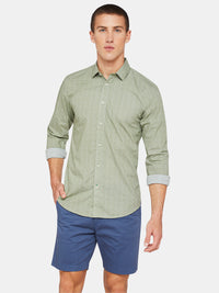 KENTON PRINTED SHIRT OLIVE