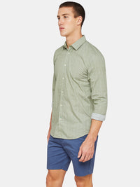 KENTON PRINTED SHIRT OLIVE