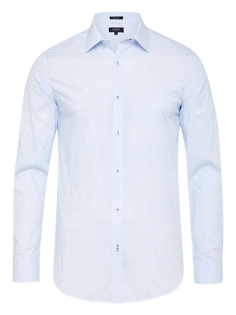 BECKTON PRINTED SHIRT SKY