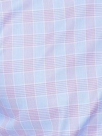 BECKTON CHECKED SHIRT PURPLE/SKY