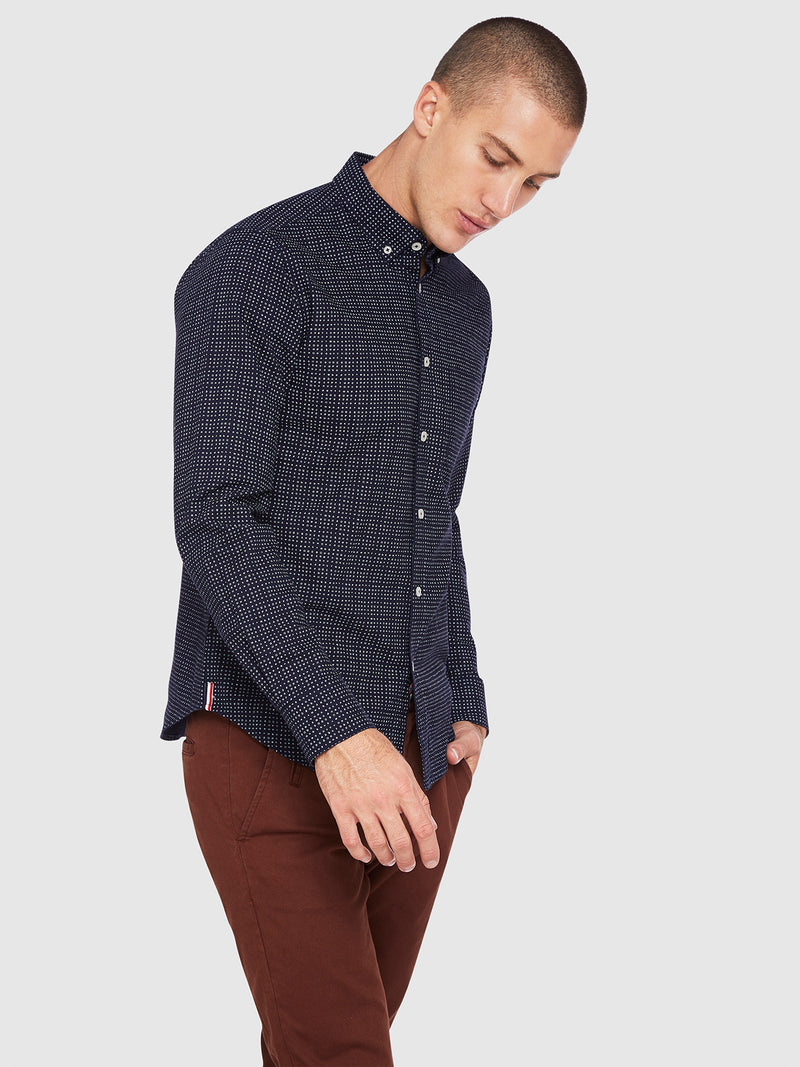 STRATTON OXFORD PRINTED SHIRT