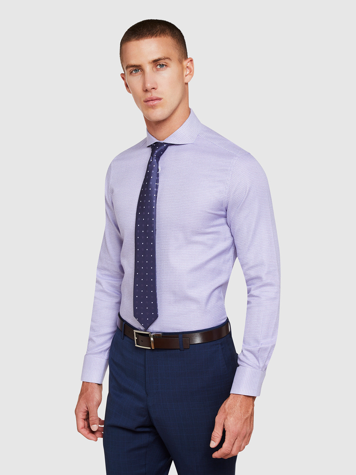 KENSINGTON LUXURY SHIRT PURPLE