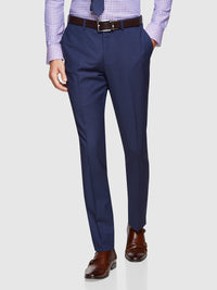 AUDEN WOOL SUIT TROUSERS NAVY