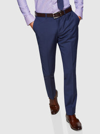 AUDEN WOOL SUIT TROUSERS NAVY