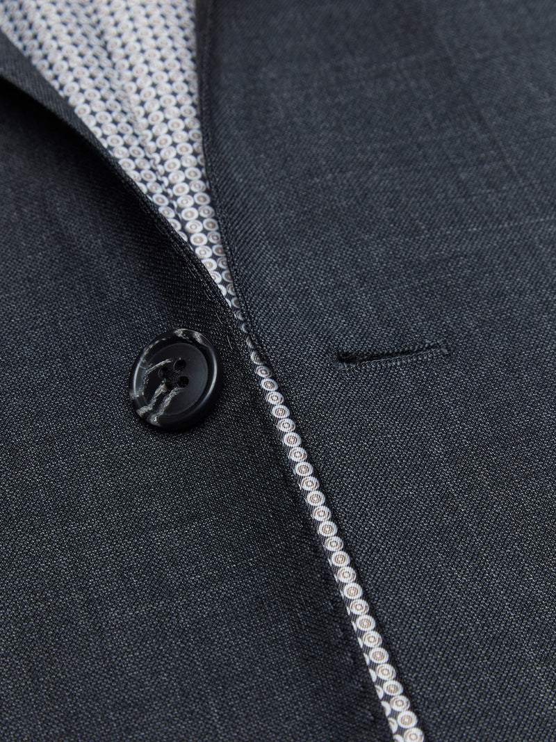 NEW HOPKINS WOOL SUIT JACKET CHARCOAL