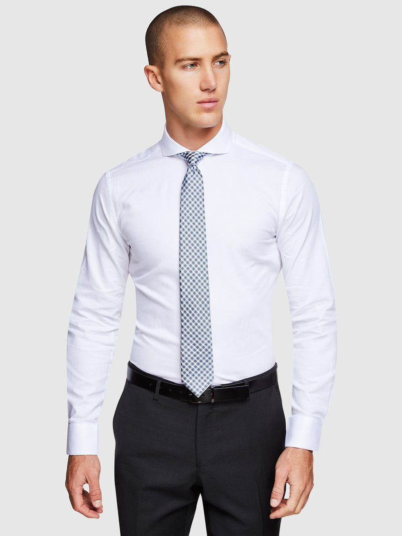 KENSINGTON SLIM FIT SHIRT WHITE