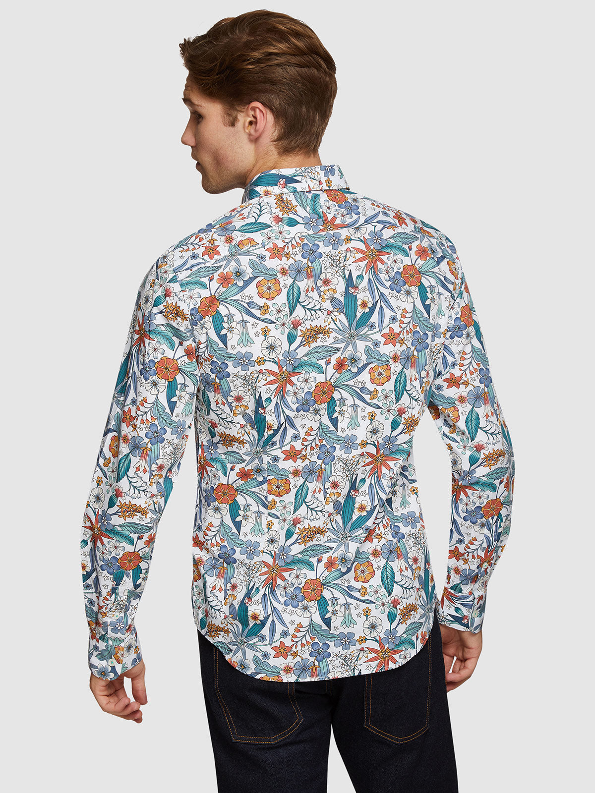 KENTON FLORAL PRINTED SHIRT MULTI