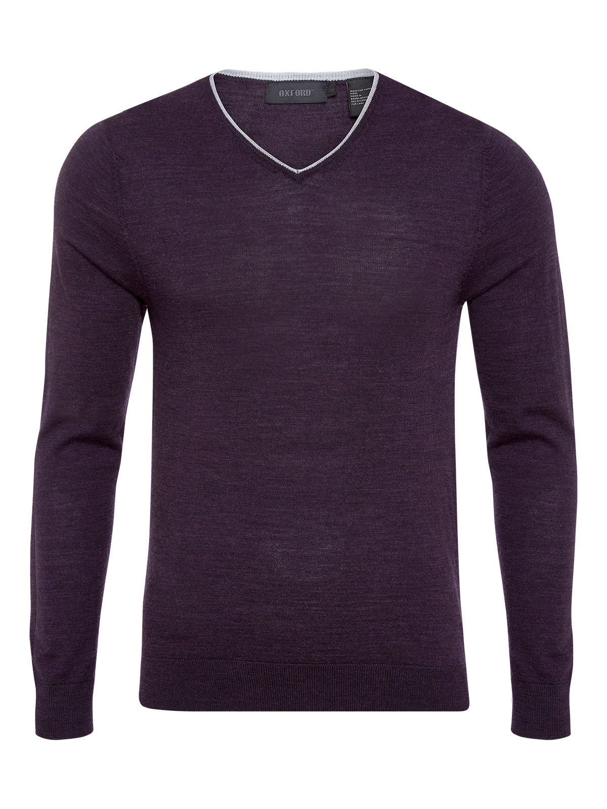 PERRY V-NECK WITH TIPPING PULLOVERX