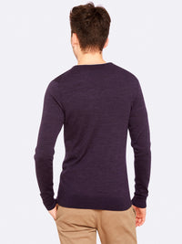 PERRY V-NECK WITH TIPPING PULLOVERX