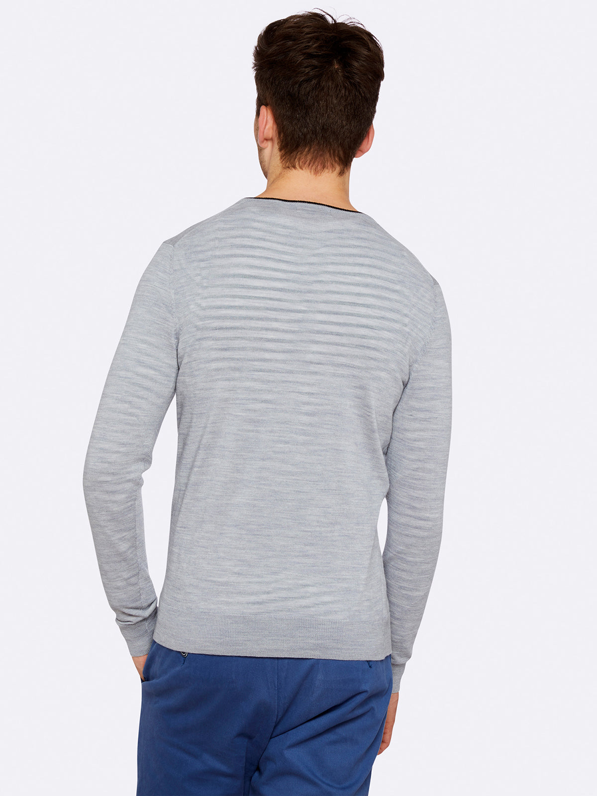 PERRY V-NECK WITH TIPPING PULLOVERX