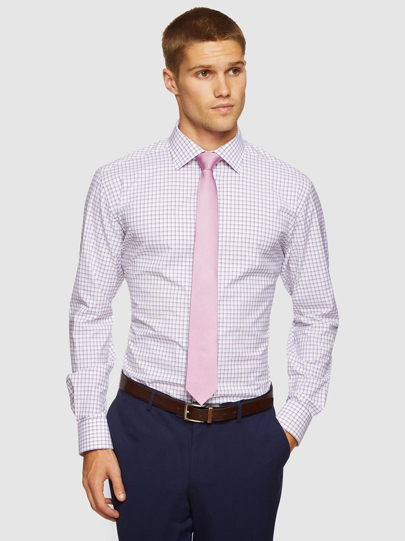 ISLINGTON CHECKED LUXURY SHIRT PINK