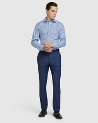 ISLINGTON DOBBY LUXURY SHIRT FRENCH BLUE