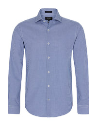 TRAFALGAR DOBBY SHIRT NAVY