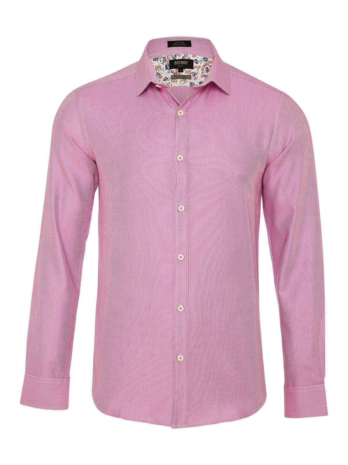 KENTON SLIM FIT SHIRT FUCHSIA