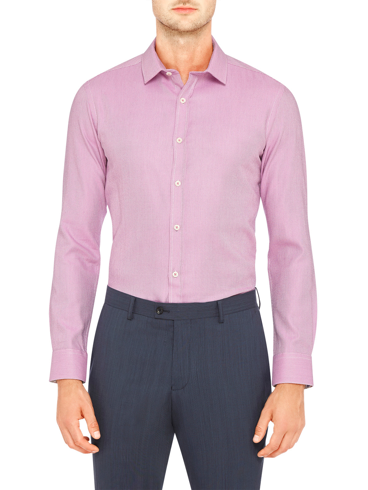 KENTON SLIM FIT SHIRT FUCHSIA