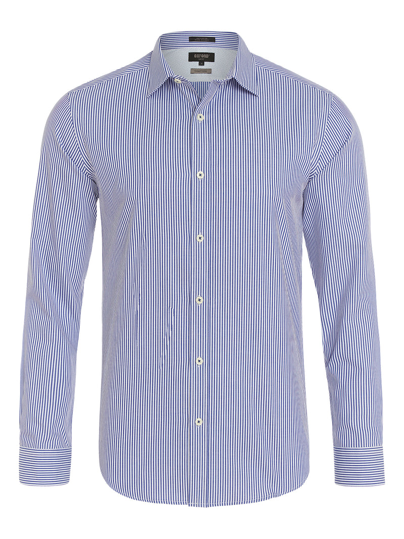 BECKTON STRIPE SHIRT RED