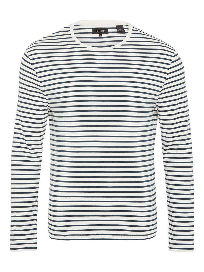 PARKER STRIPED CREW NECK T-SHIRT