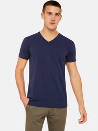 PETER STRETCH V-NECK T-SHIRT