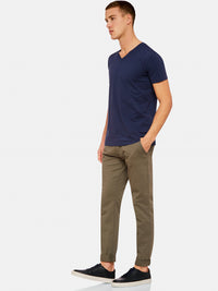 PETER STRETCH V-NECK T-SHIRT