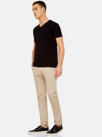 PETER STRETCH V-NECK T-SHIRT