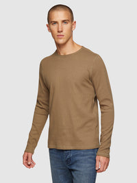 ALBERT WAFFLE LONG SLEEVE T-SHIRT