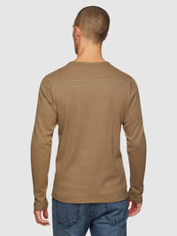 ALBERT WAFFLE LONG SLEEVE T-SHIRT