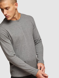 ALBERT WAFFLE LONG SLEEVE T-SHIRT