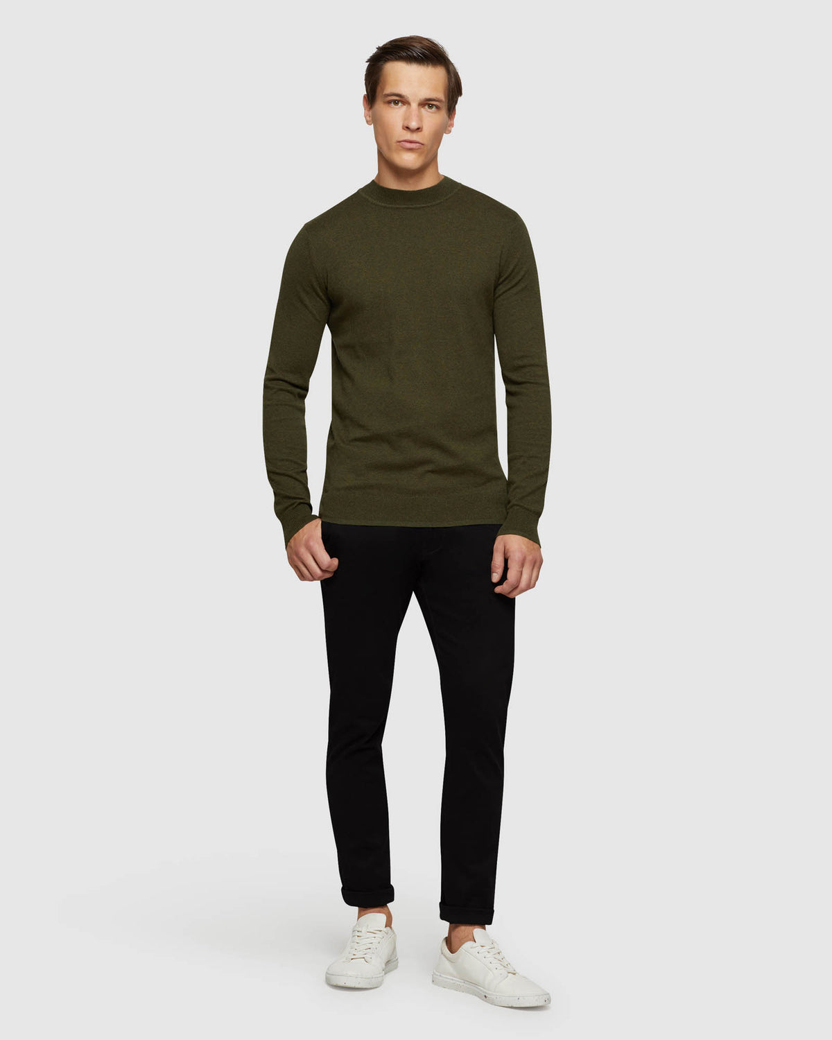 BART FUNNEL NECK KNIT MENS KNITWEAR