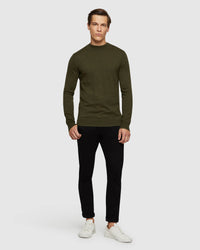 BART FUNNEL NECK KNIT MENS KNITWEAR