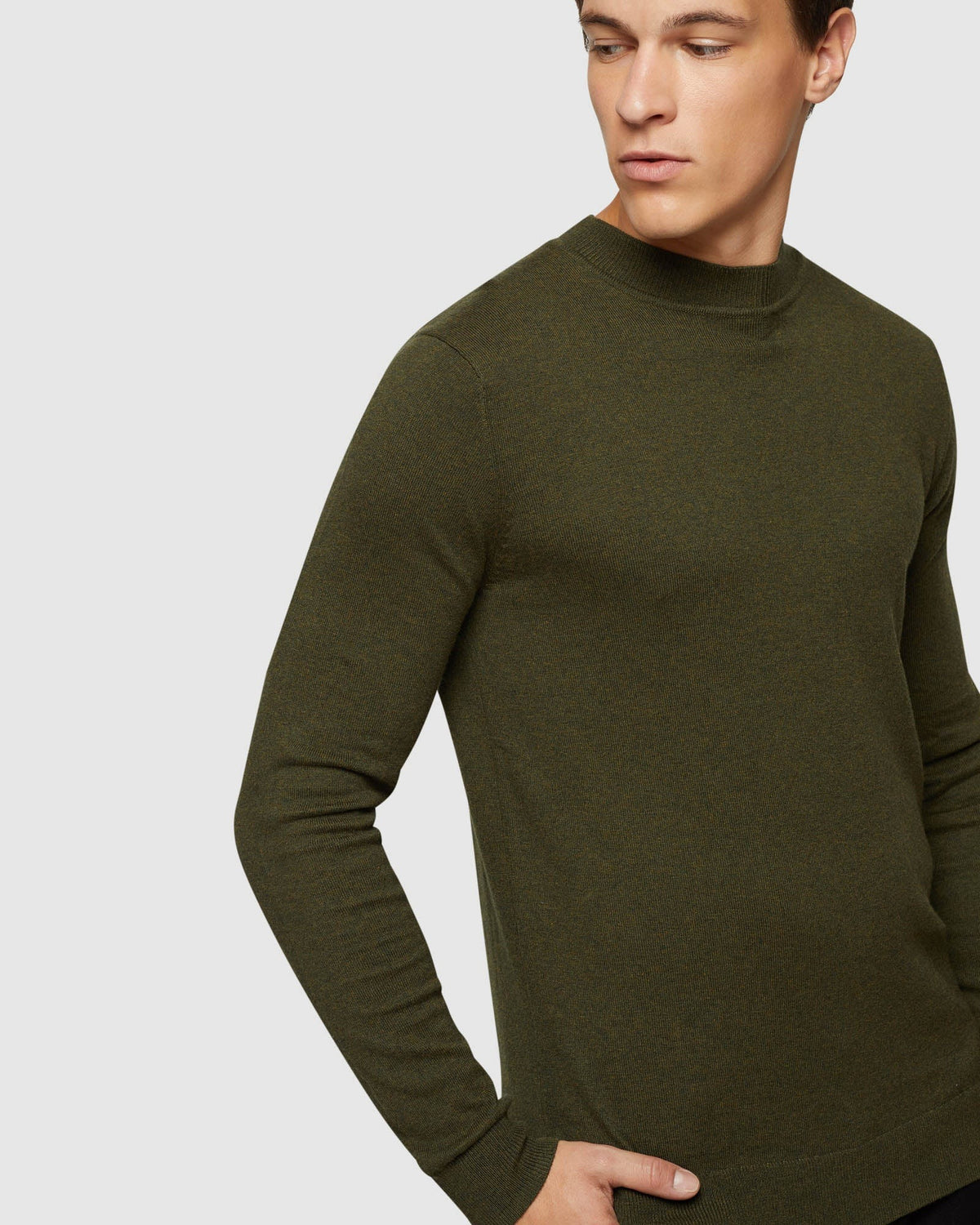 BART FUNNEL NECK KNIT MENS KNITWEAR