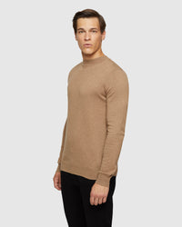 BART FUNNEL NECK KNIT MENS KNITWEAR