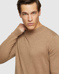 BART FUNNEL NECK KNIT MENS KNITWEAR