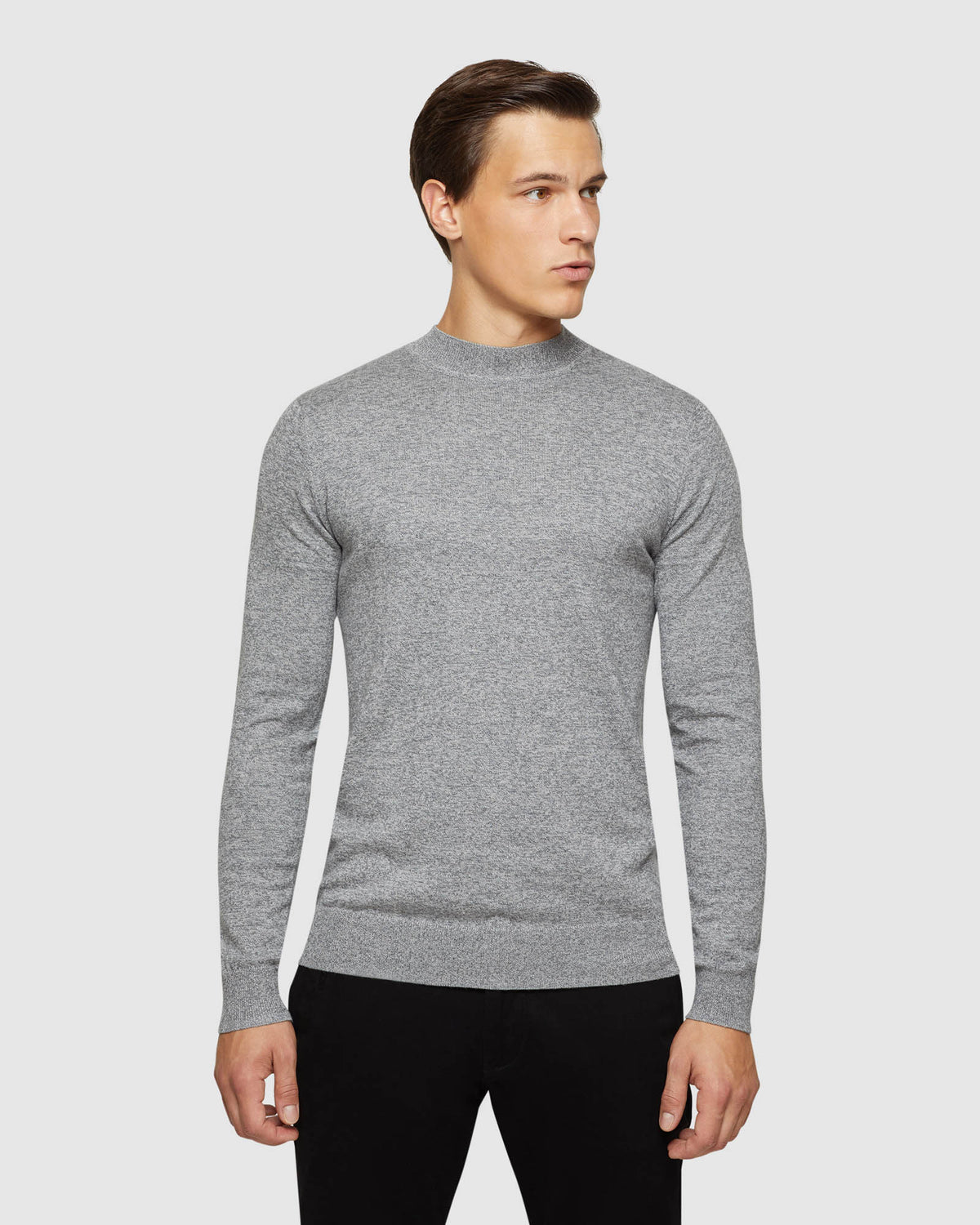 BART FUNNEL NECK KNIT MENS KNITWEAR