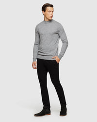 BART FUNNEL NECK KNIT MENS KNITWEAR