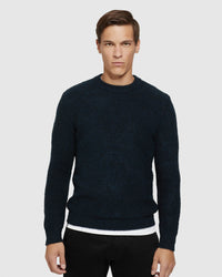 LEO SOFT CREW NECK KNIT MENS KNITWEAR