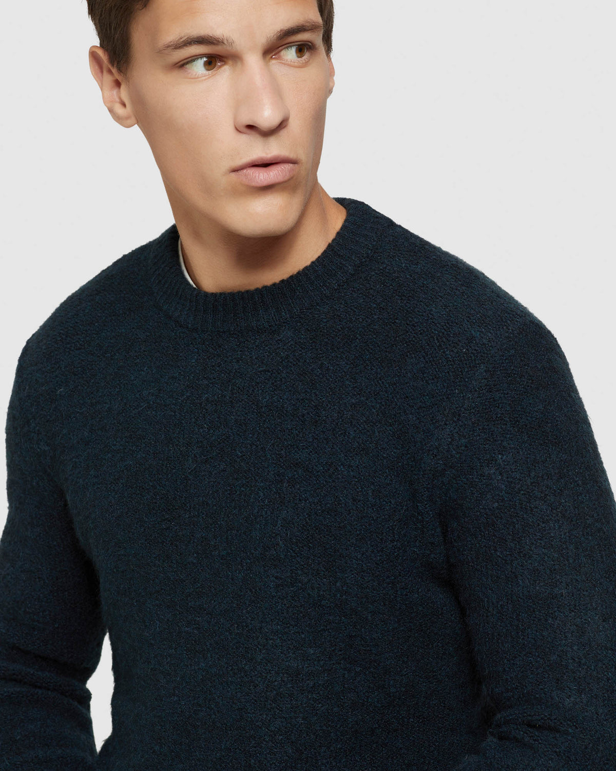 LEO SOFT CREW NECK KNIT MENS KNITWEAR