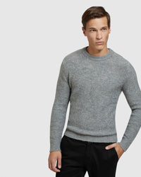 LEO SOFT CREW NECK KNIT MENS KNITWEAR