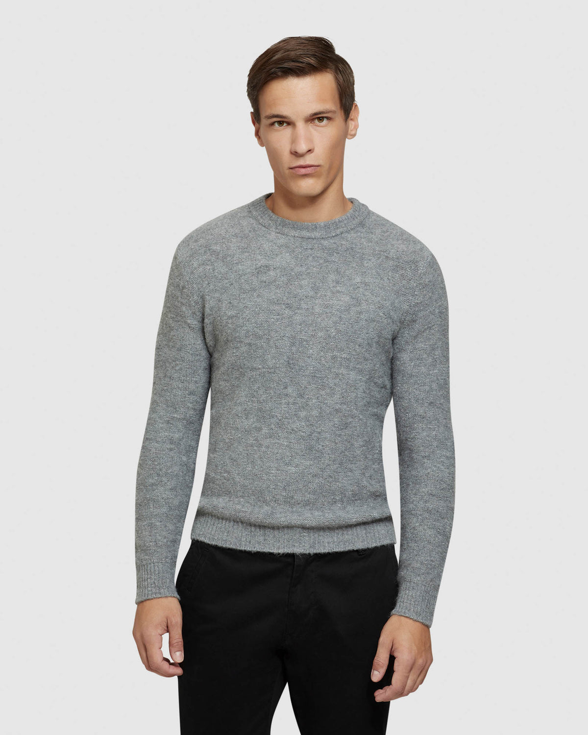 LEO SOFT CREW NECK KNIT MENS KNITWEAR