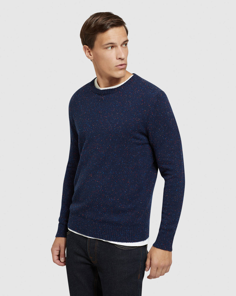 HARRY DONEGAL CREW NECK KNIT MENS KNITWEAR