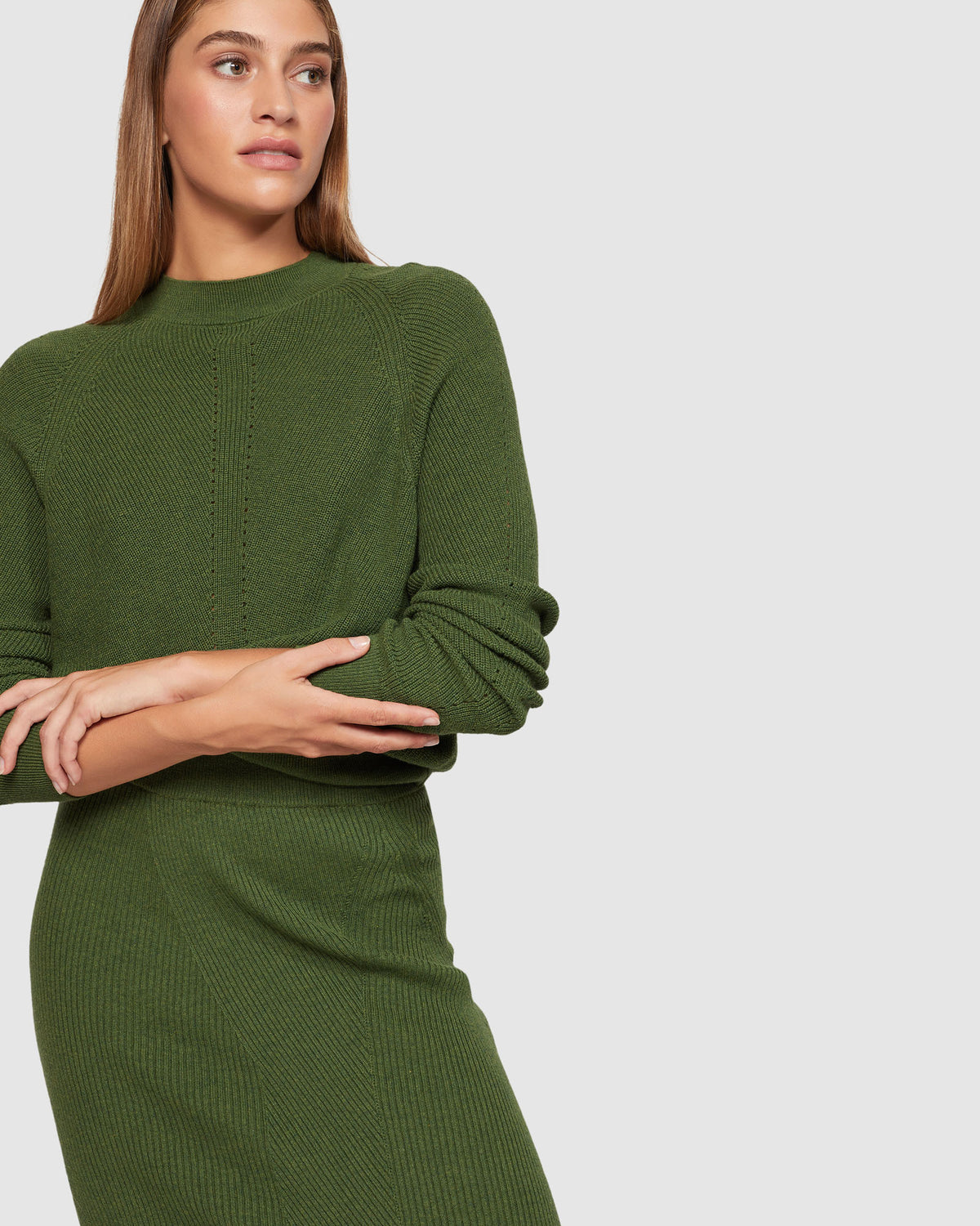 JOSEPHINE KNIT CREW NECK TOP WOMENS KNITWEAR