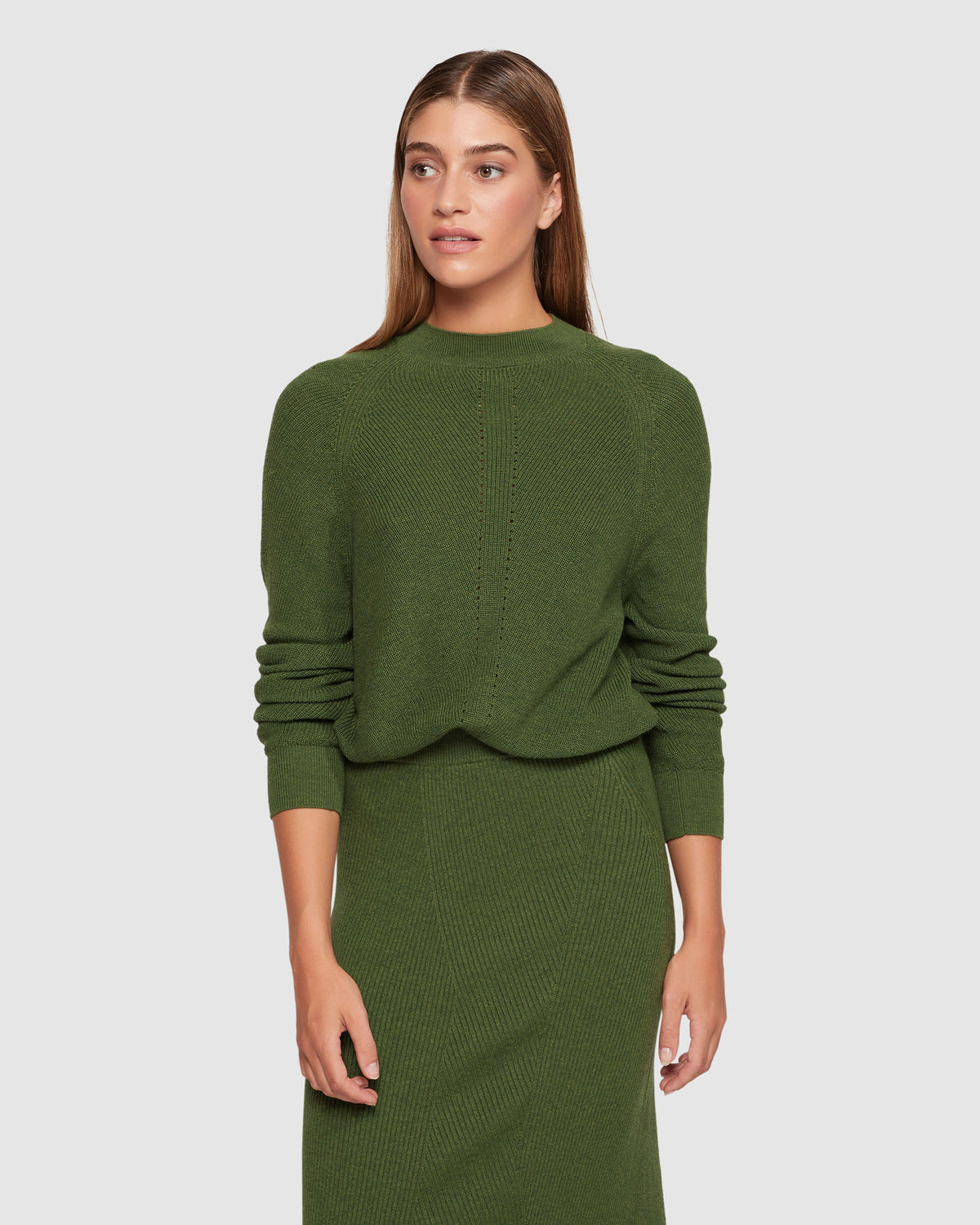 JOSEPHINE KNIT CREW NECK TOP WOMENS KNITWEAR